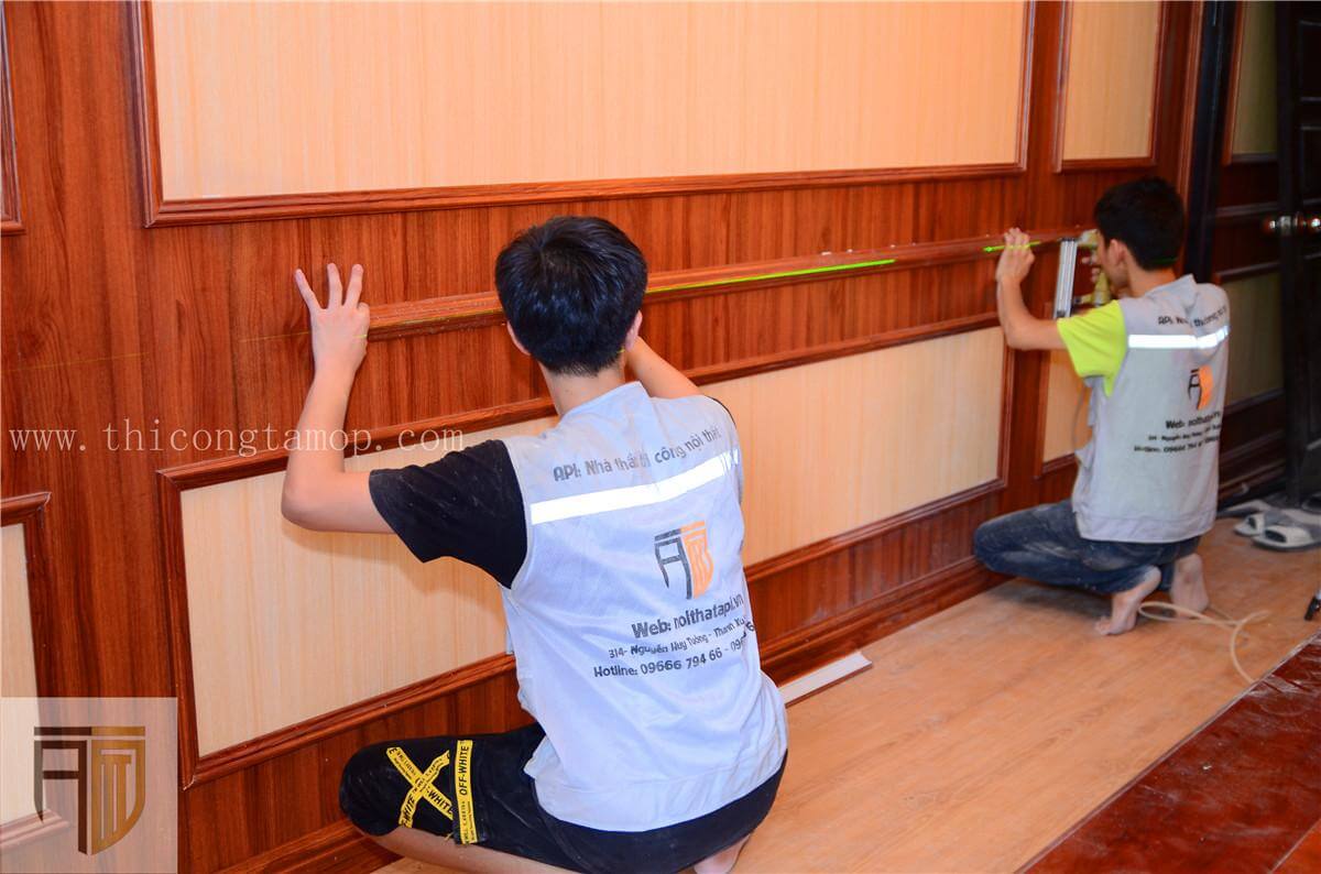 Thi công tấm nhựa ốp tường tại Hà Nội chuyên nghiệp